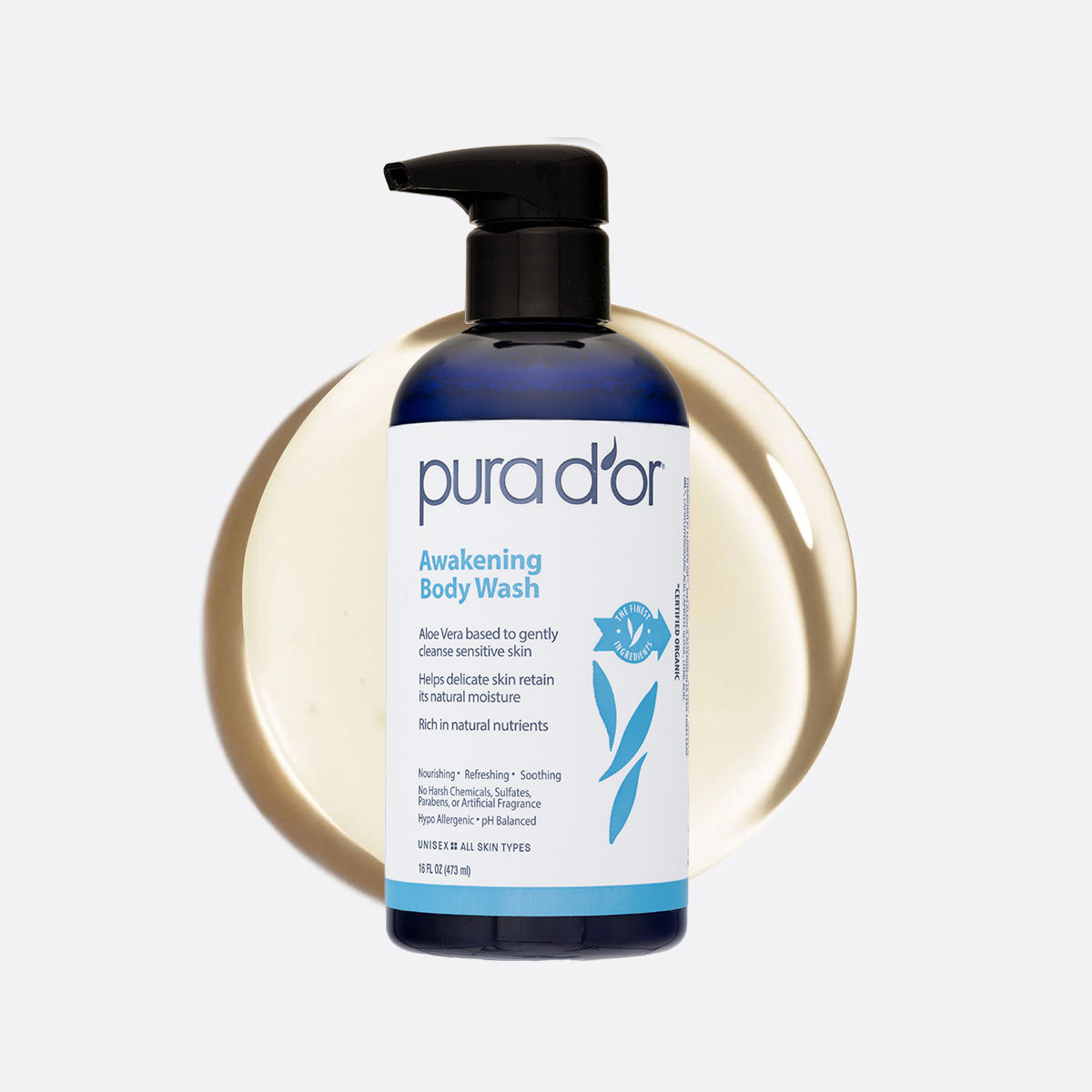 Sữa Tắm Pura D'or Awakening Body Wash Giúp Làm Sạch & Dưỡng Ẩm 473ml
