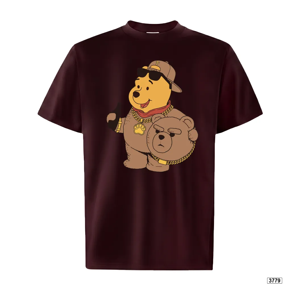 Áo thun form rộng hoạt hình Poooh trẻ trung dễ phối outfit hằng ngày TeePrint 3779_thumbnail_14