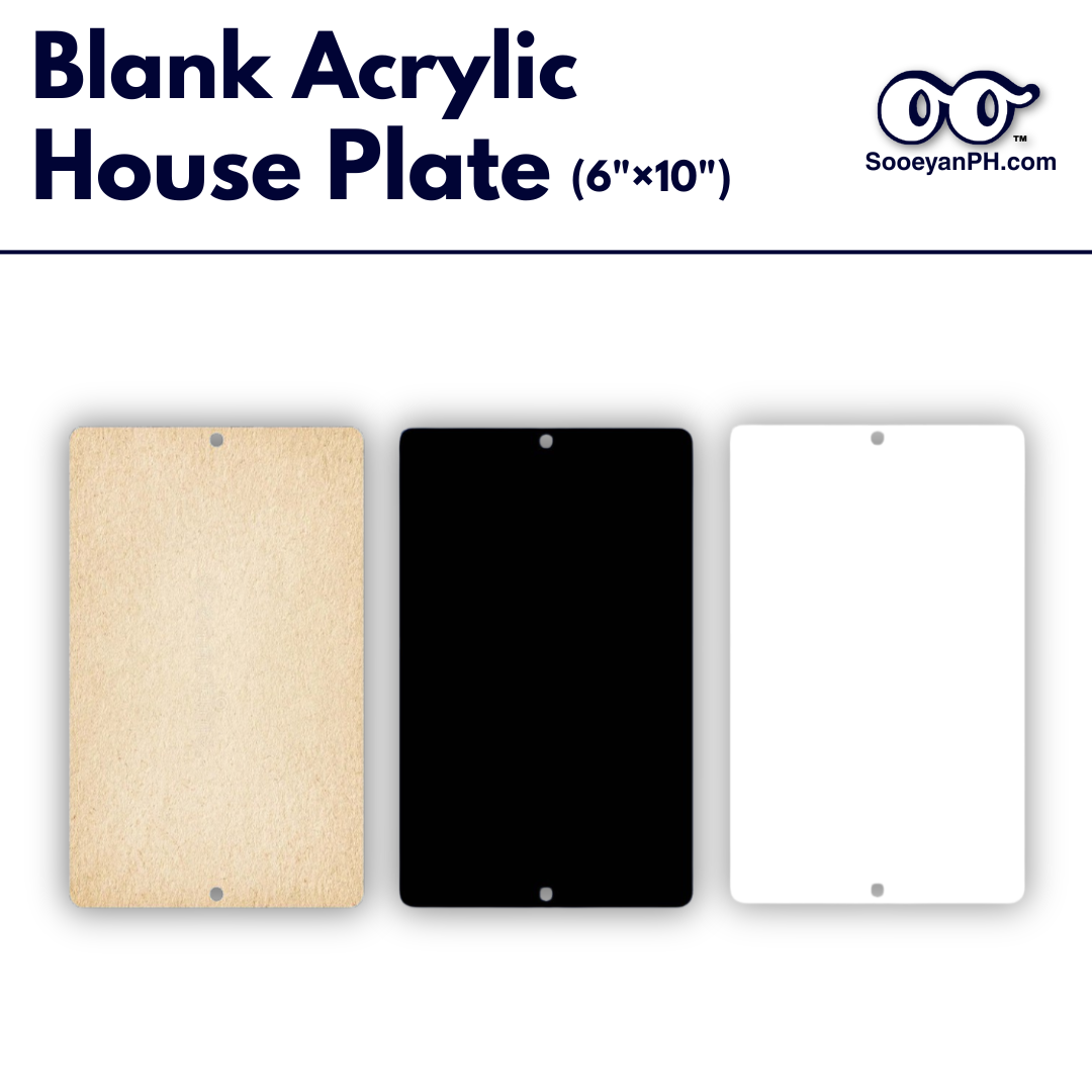 6×10 — Blank Acrylic House Plate_thumbnail_1