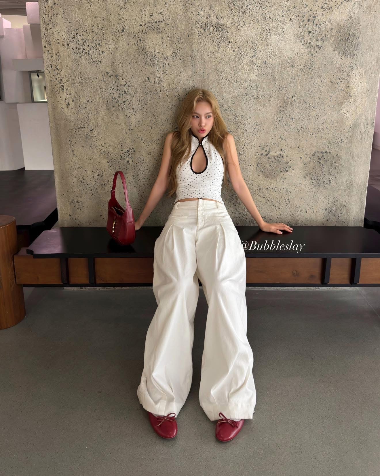 BUBBLE - IVORY FLOW PANTS ( Quần )_thumbnail_2