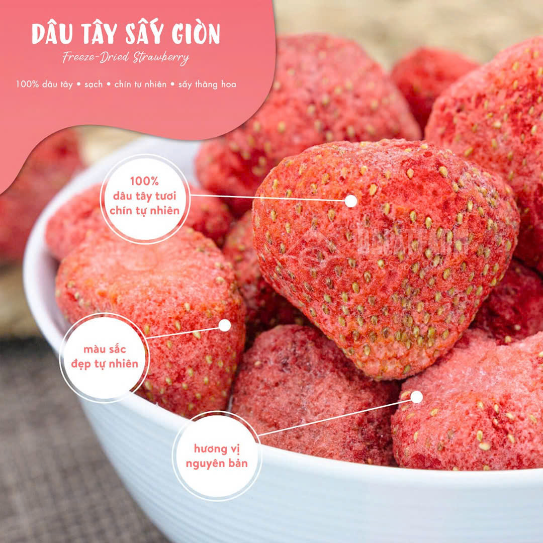 Combo Mãng Cầu Xiêm+Nhãn+Dâu Sấy Thăng Hoa TẶNG Xoài Sấy Dẻo_thumbnail_4