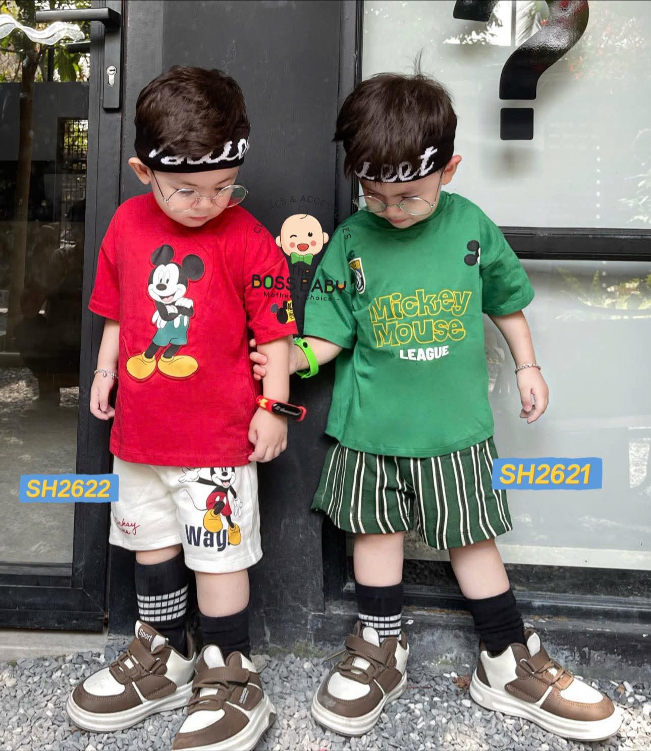 Set bộ da cá đỏ mickey Friend_thumbnail_1