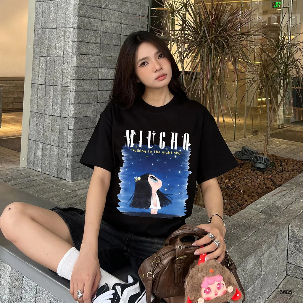 Áo thun nữ form boxy Night Sky Miucho 3685_thumbnail_3