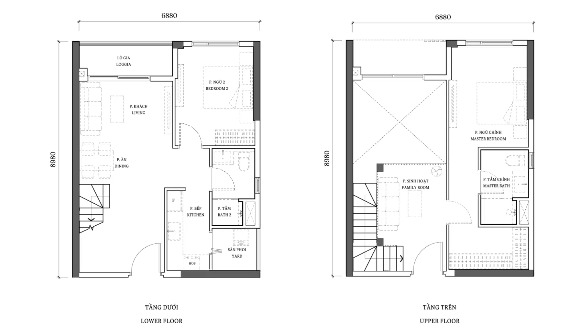 Orchard-Grand-Mat-bang-Duplex-2-phong-ngu-dien-hinh