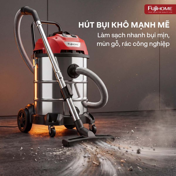 Máy hút bụi công nghiệp Fujihome VC40N_thumbnail_1