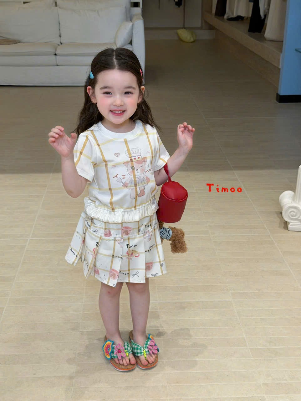 TM02- Set Áo và quần kẻ vàng Timoo_thumbnail_0
