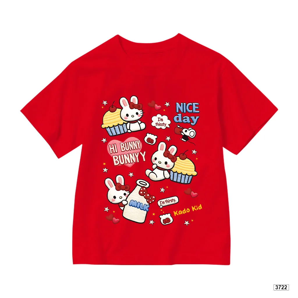 Áo thun bé gái chất thoáng mát Bunny đáng yêu Kado 3722_thumbnail_9