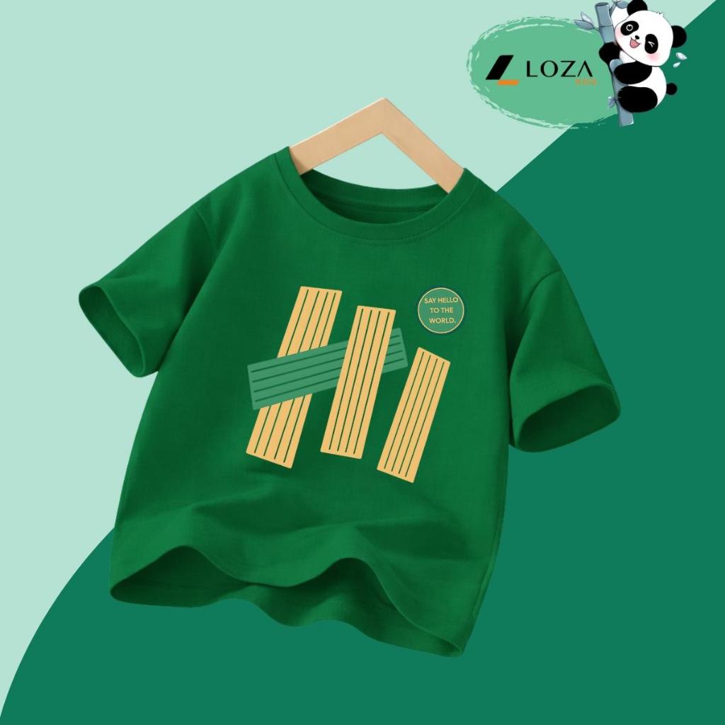 [XẢ KHO SIZE 150] Áo phông cho bé trai bé gái nhiều mẫu chất liệu thun cotton mềm mát size từ 30-35kg - Loza Kids XA007_thumbnail_44