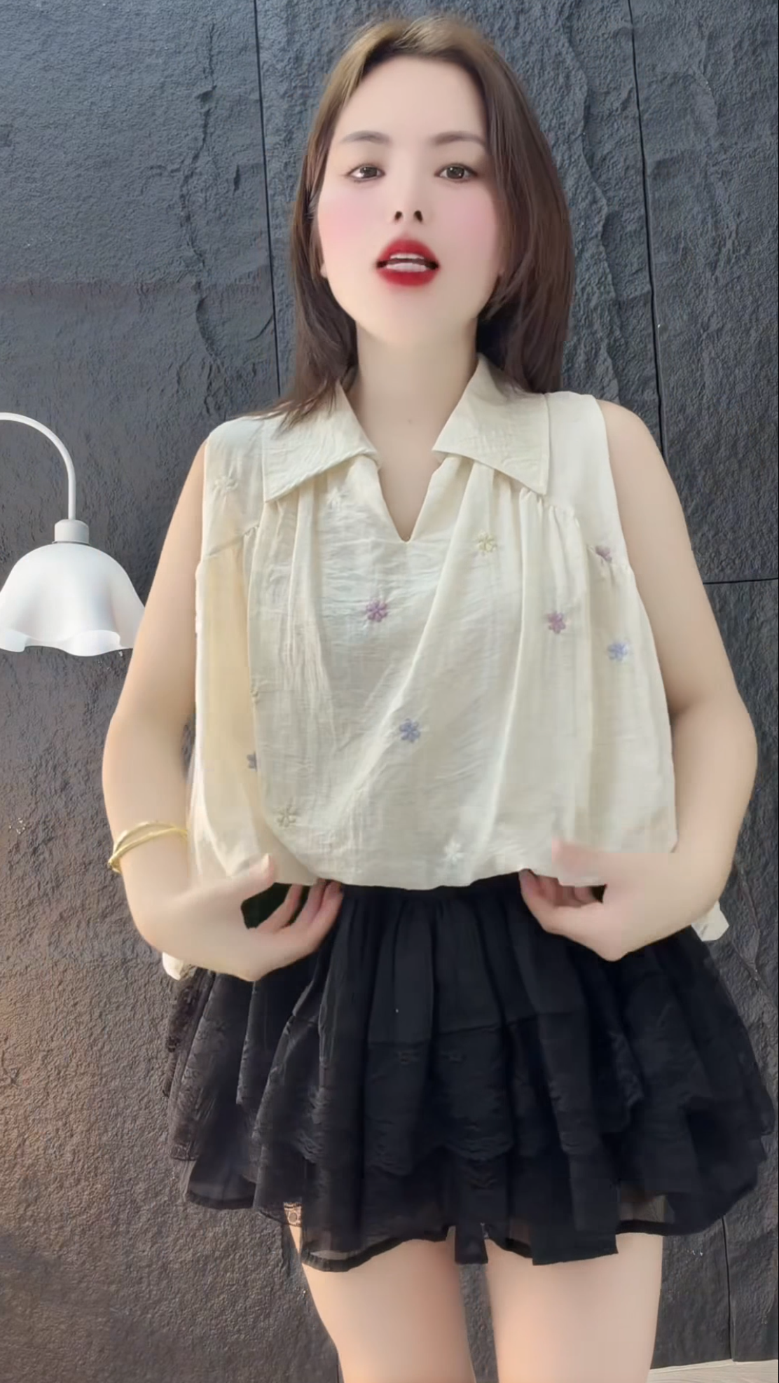 Áo somi thêu 1333