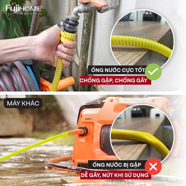 Máy rửa xe mô tơ cảm ứng từ FujiHOME PWX1AJ (có đồng hồ áp và chỉnh áp)_thumbnail_5