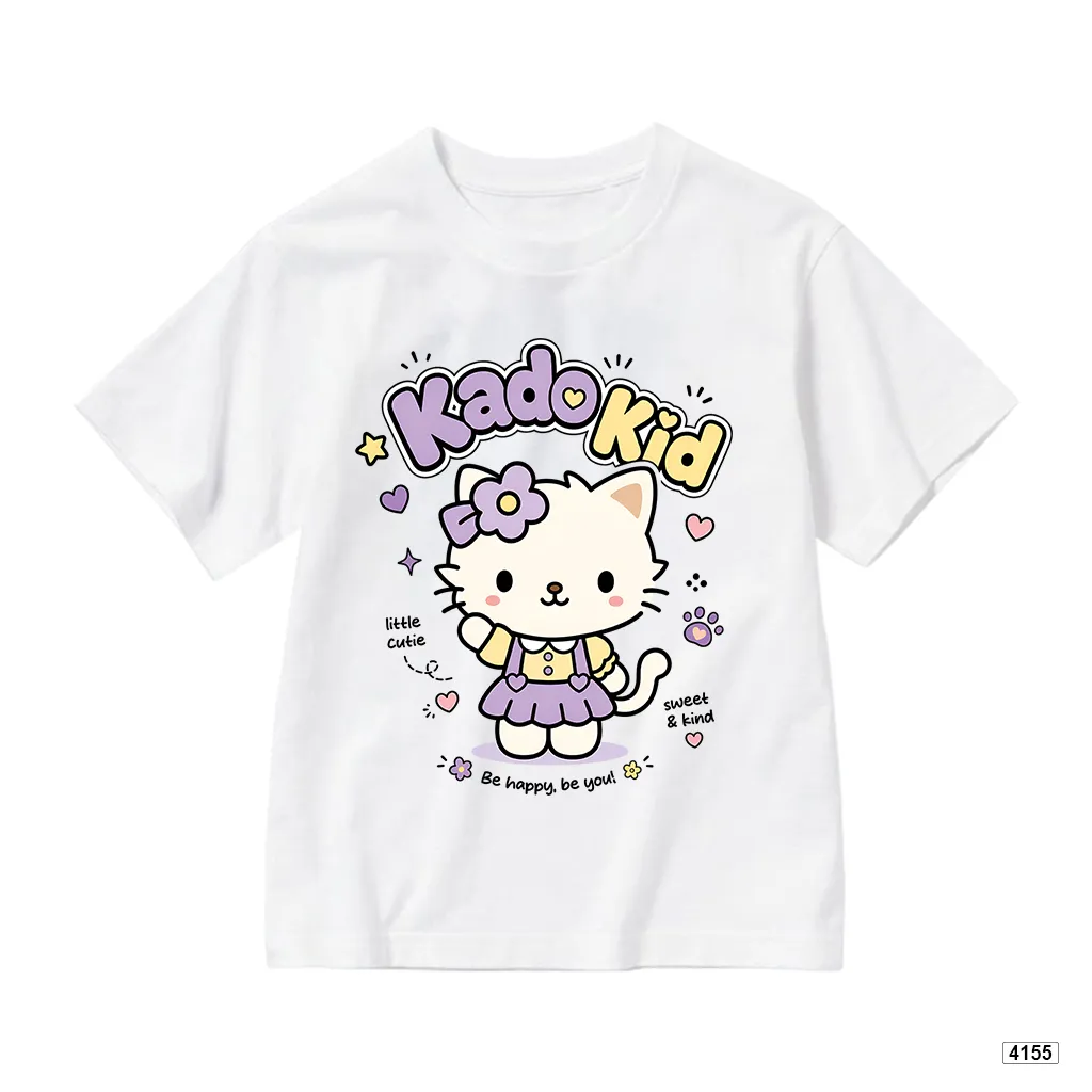 Áo thun bé gái hoạt hình mèo con Kado 4155_thumbnail_7