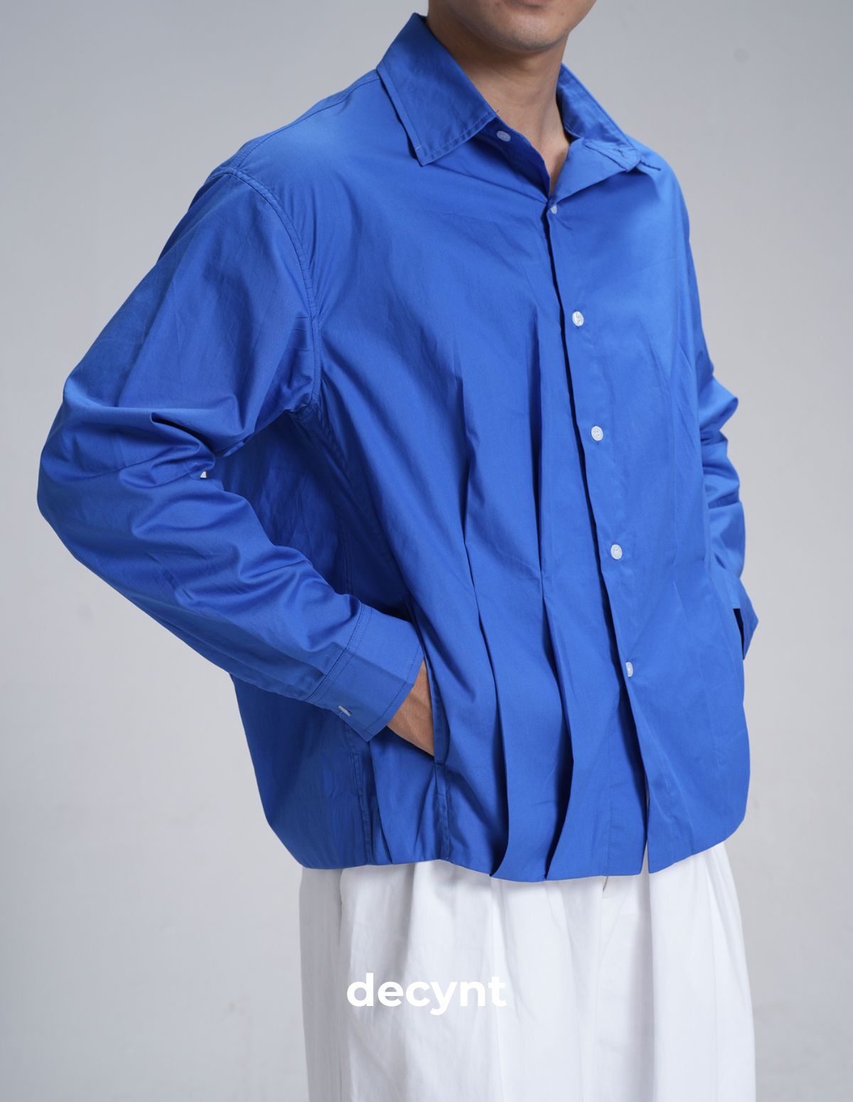 Pleated shirts decynt - Áo sơ mi xếp ly chất liệu 100% cotton hàn_thumbnail_7