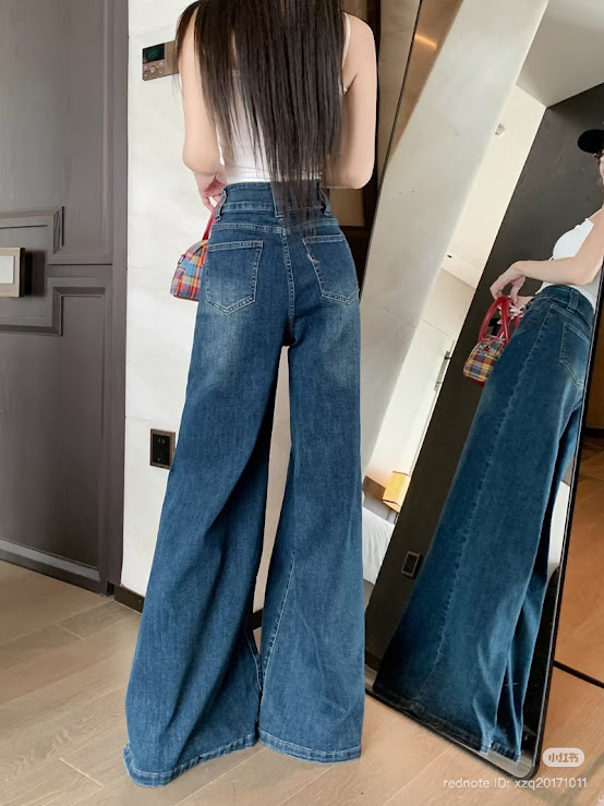 Lucas - Quần Jeans DIDO 3522 ống suông loe ốp túi trước_thumbnail_3