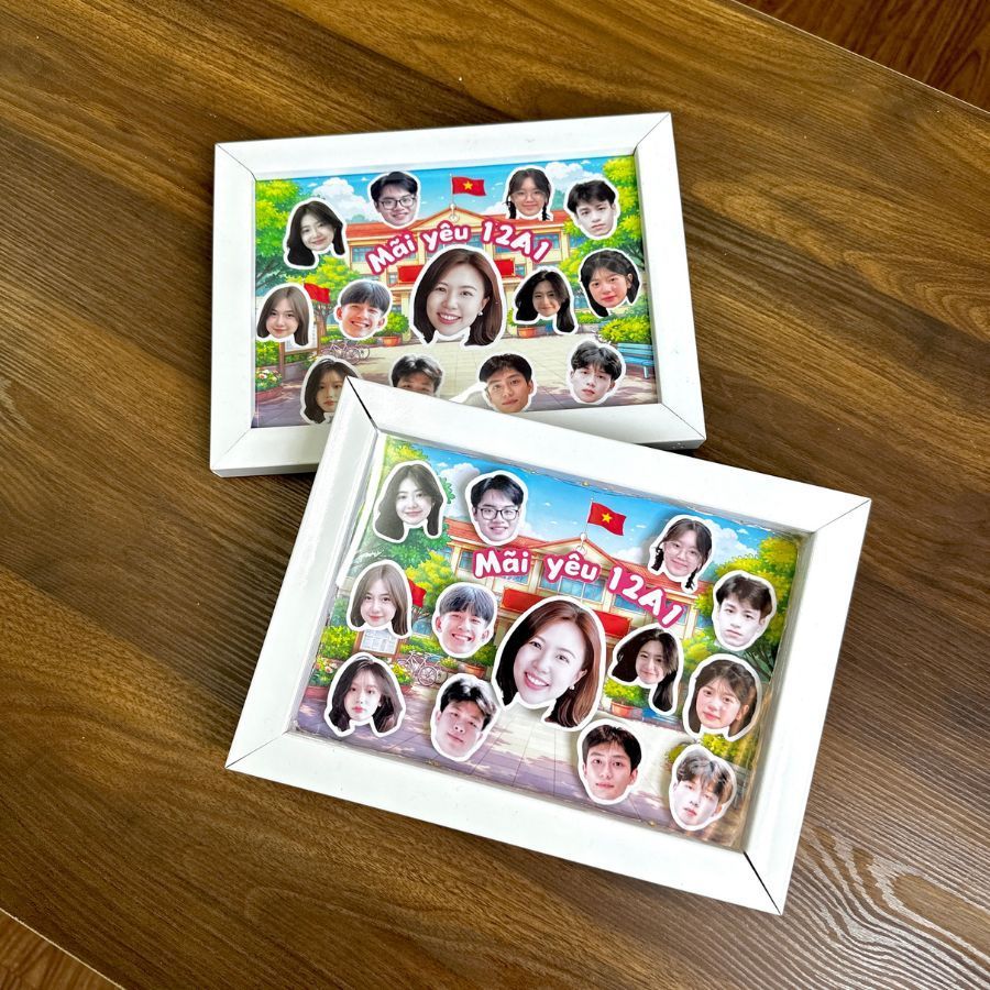 Khung ảnh TẬP THỂ GHÉP CHIBI dễ thương tặng thầy cô, bạn bè_thumbnail_2