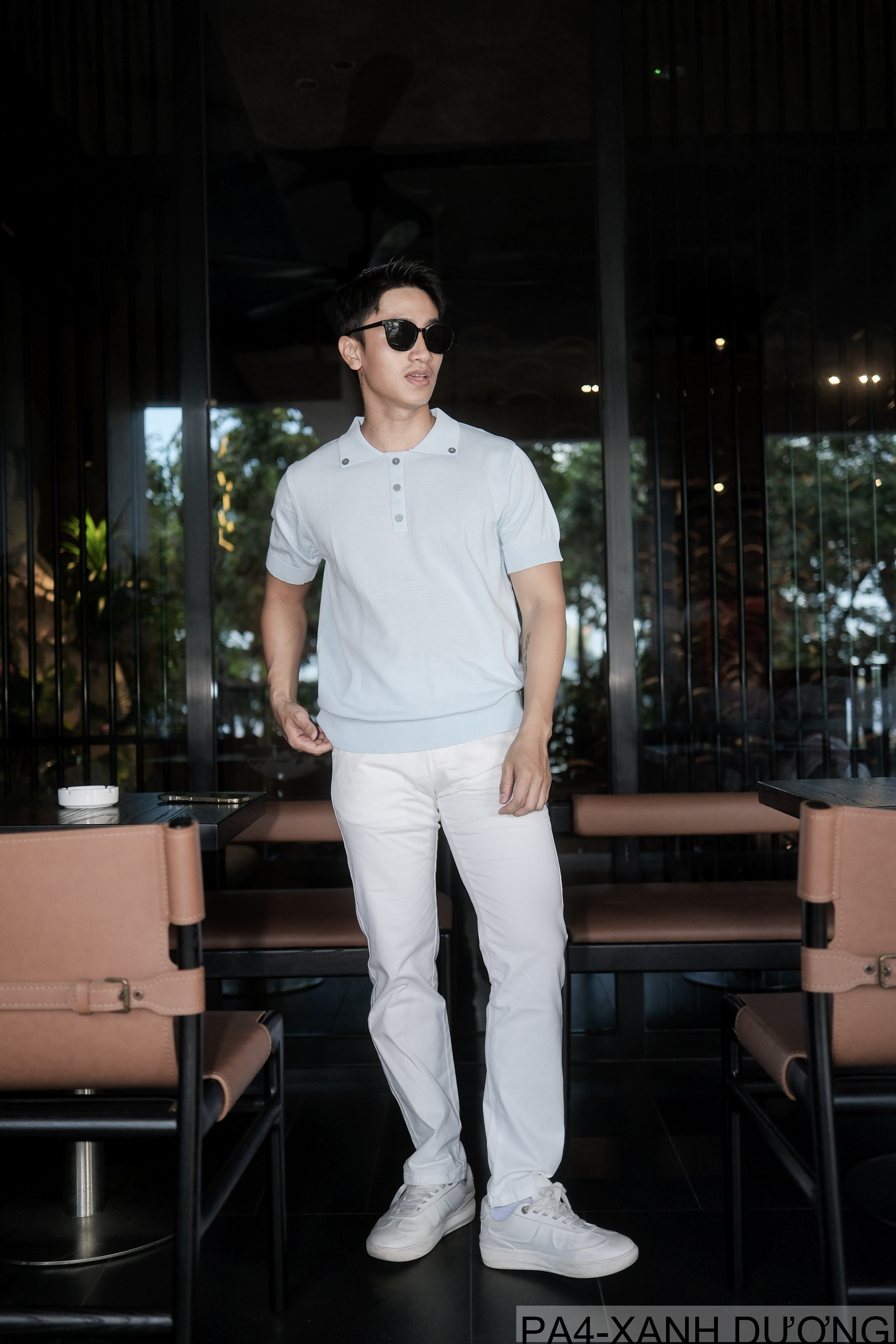 PA4 - Áo Polo Tay Ngắn Phong Cách Retro Mỹ Dáng Rộng, Chất Liệu Mềm Mại Thoáng Khí_thumbnail_13