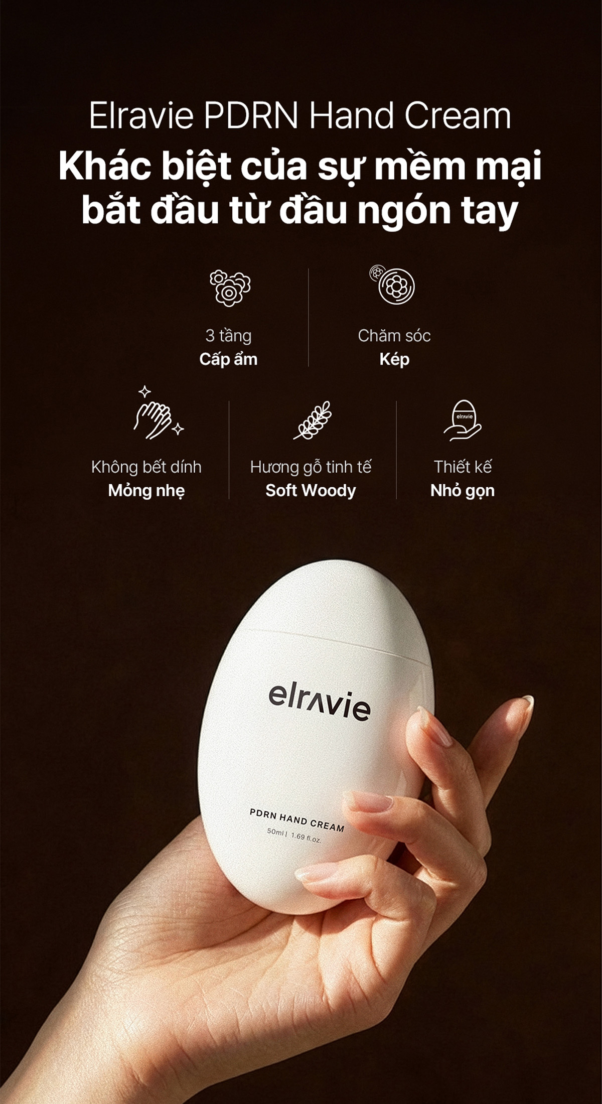 Kem dưỡng da tay Elravie PDRN Hand Cream_thumbnail_2