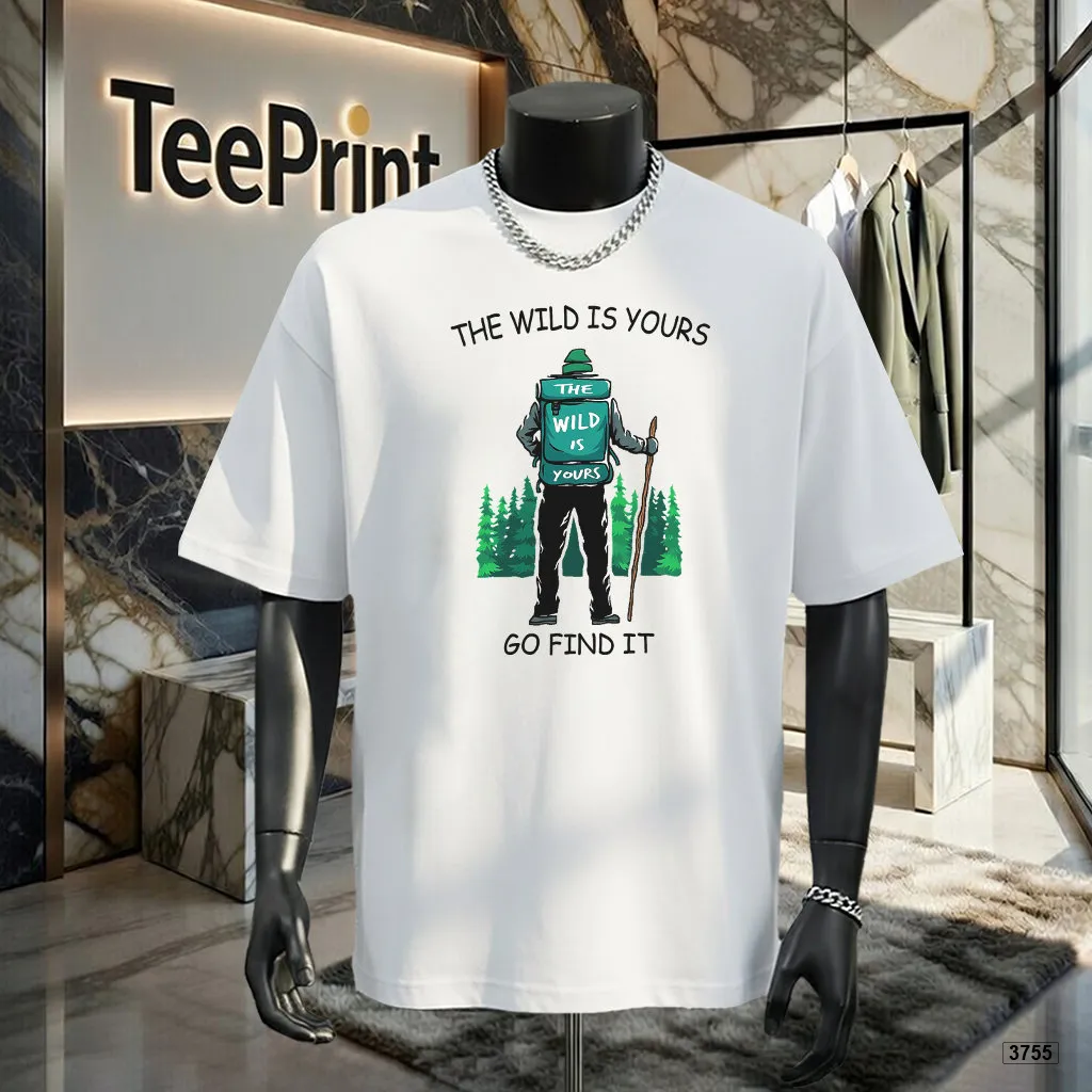 Áo thun nam du lịch form rộng local brand TeePrint 3755