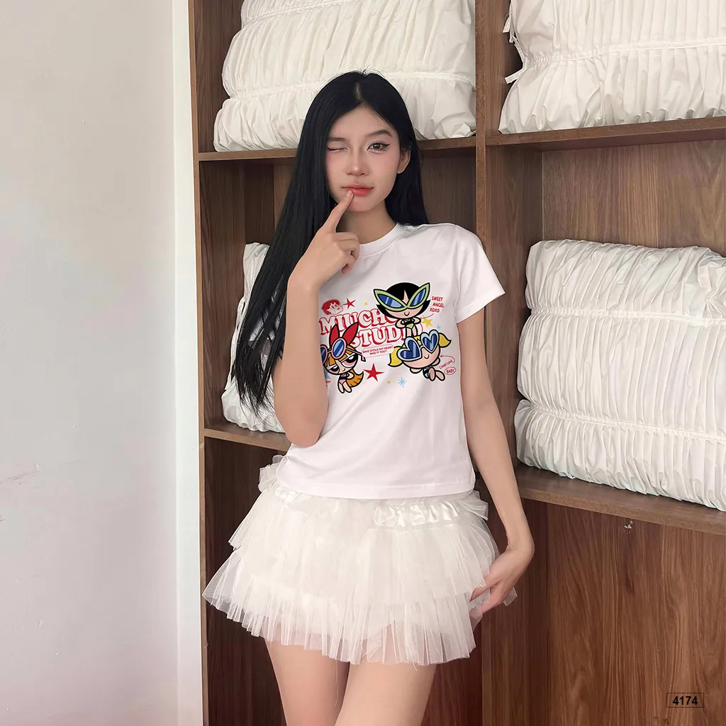 Áo thun babytee Powerpuff Girl Miucho 4174_thumbnail_3