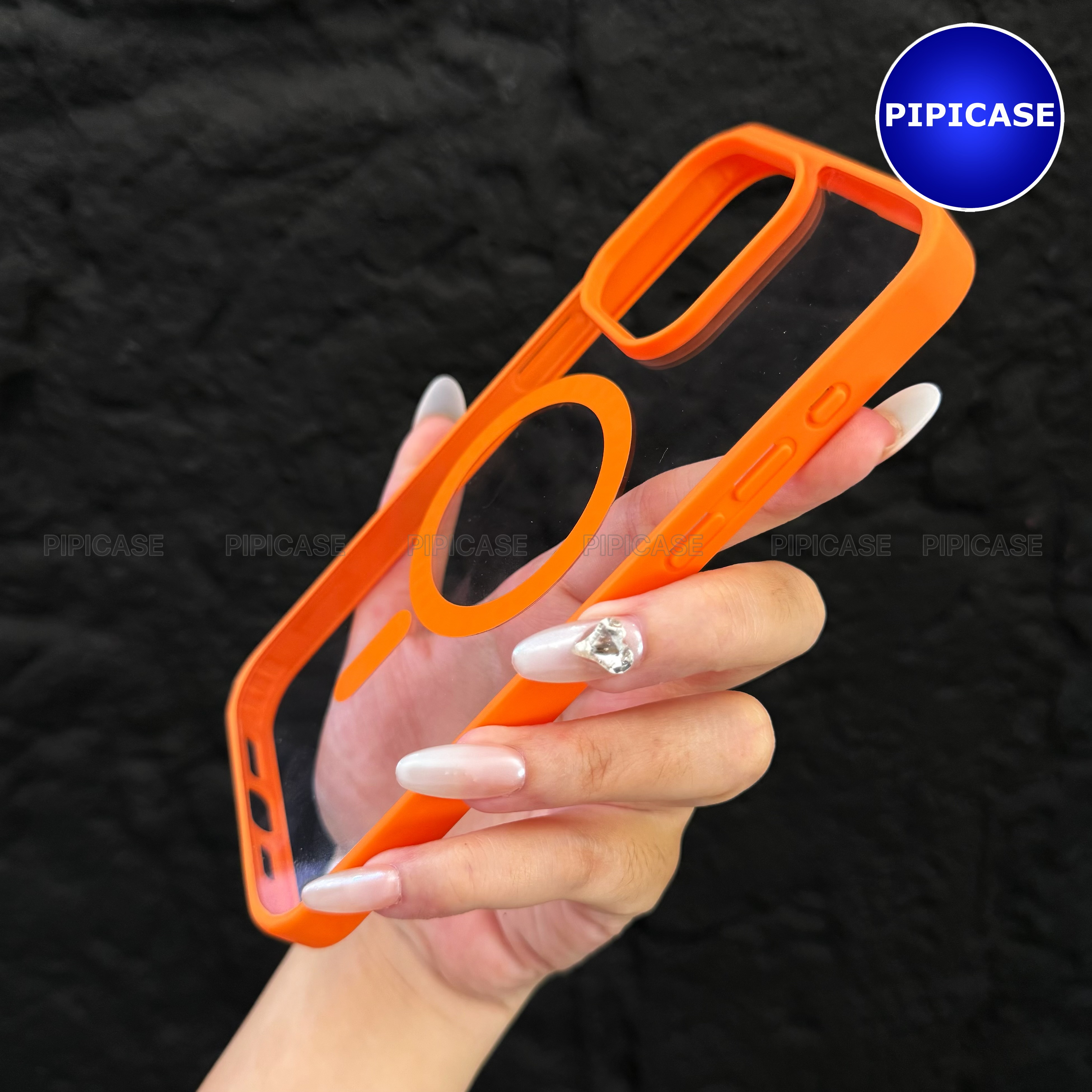 Ốp Lưng iPhone 15 Pro Max - Chic - Cam_thumbnail_3