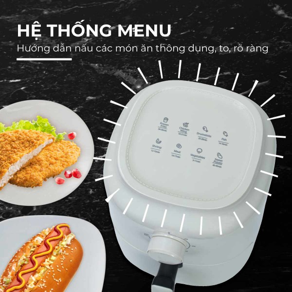 Nồi chiên không dầu mini Fujihome A3 A/B( 3,2lit)_thumbnail_6