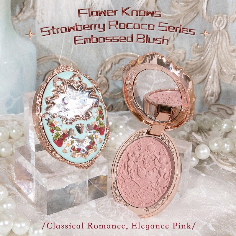 [FLOWER KNOWS] Phấn má hồng Flower Knows Strawberry Rococo 5g