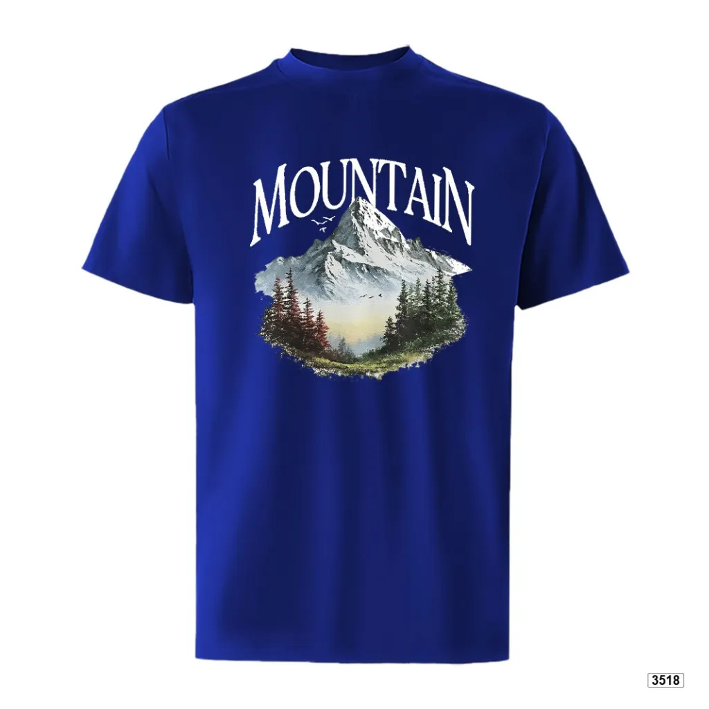 Áo thun nam form rộng Mountain TeePrint 3518_thumbnail_13