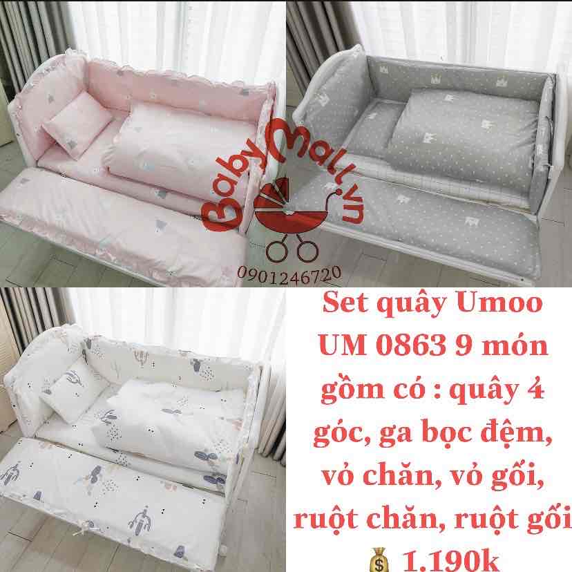 Set quây vải UMOO 9 món cao cấp