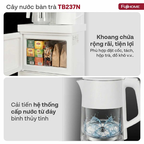 Cây nước nóng lạnh kết hợp bàn pha trà, cafe TB237N_thumbnail_9
