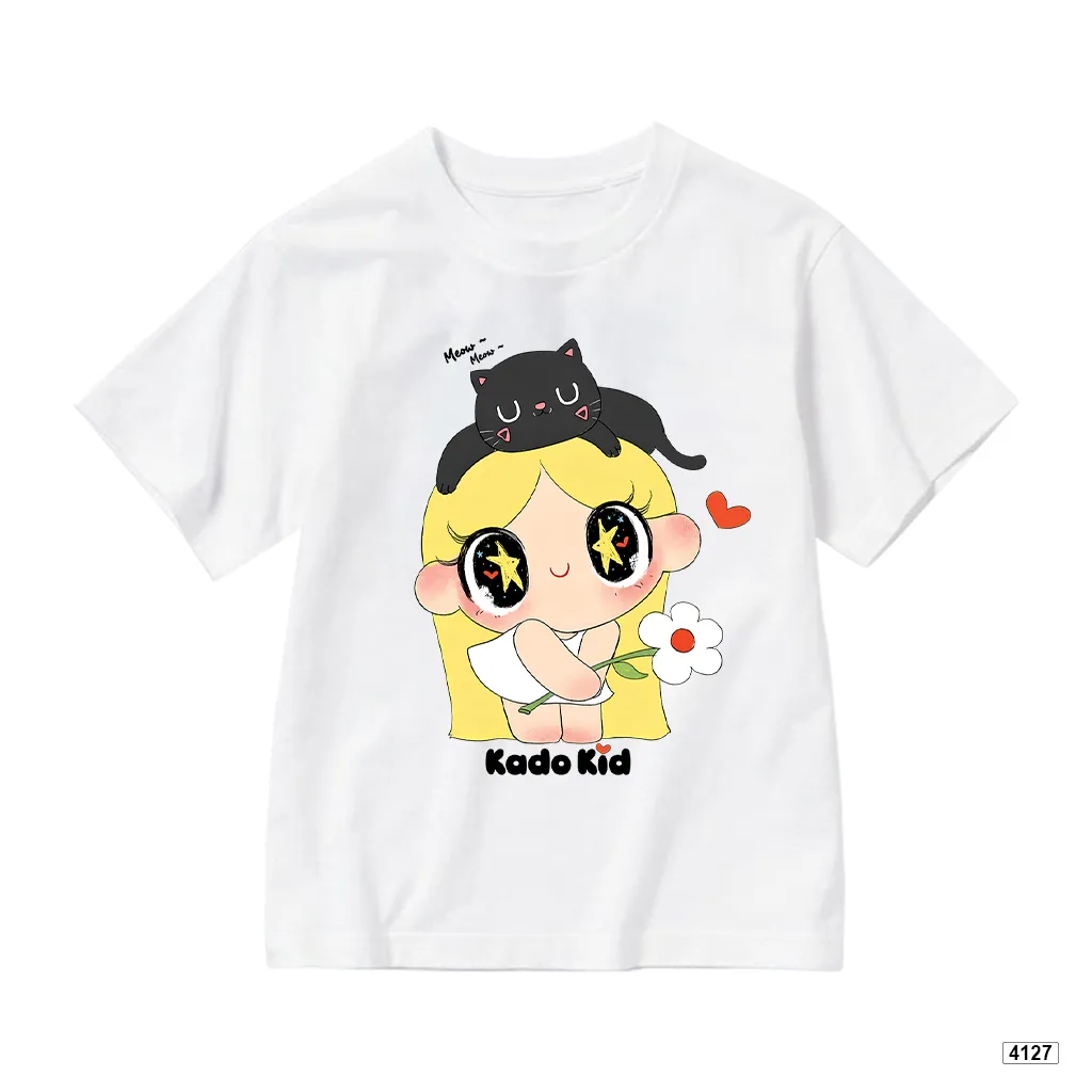 Áo thun bé gái Chibi Cat đáng yêu Kado 4127_thumbnail_7
