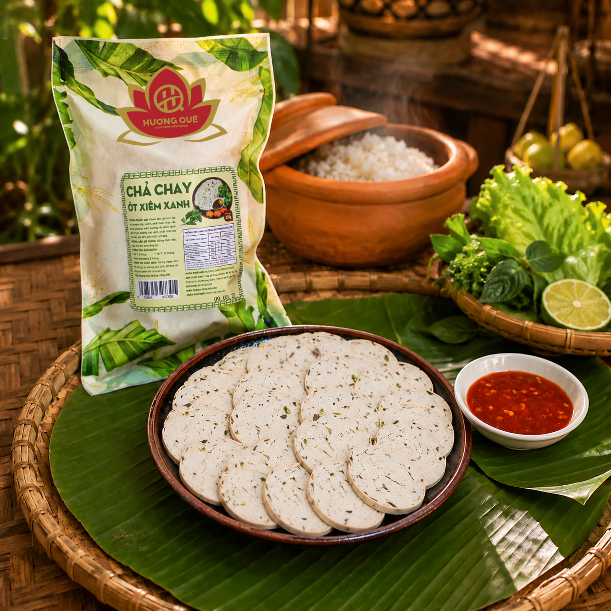 [Hàng mát] Chả Chay Ớt Xiêm Xanh 250g HM250GCCOXX