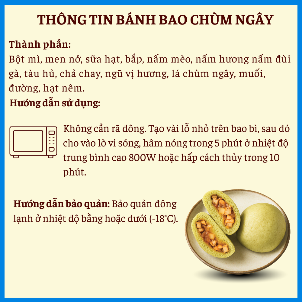 [Đông Lạnh] Bánh Bao Chùm Ngây (75g x 4 cái)_thumbnail_3