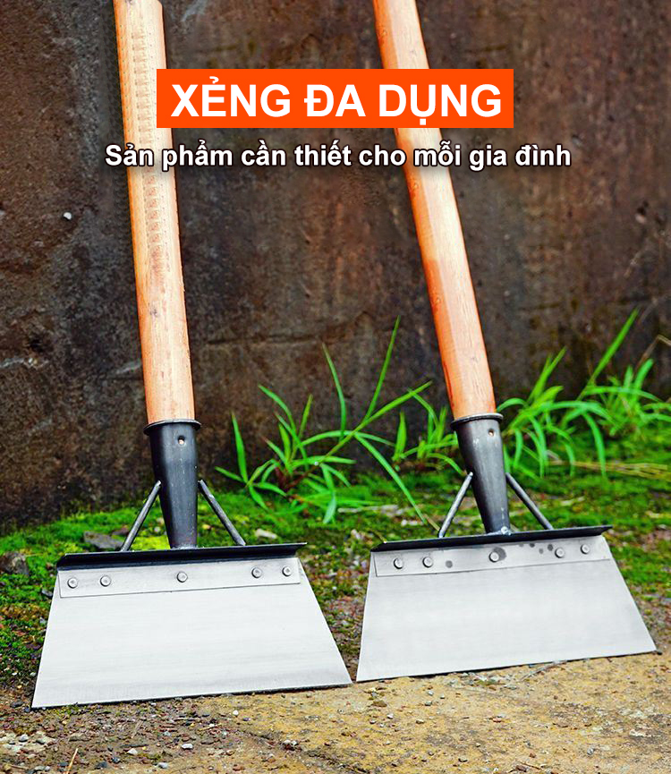 Xẻng làm vườn đa năng không cán