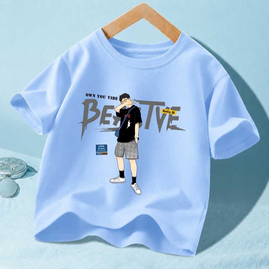 Áo phông bé trai hình cậu bé LOZA KIDS - Mã AT3624_thumbnail_7