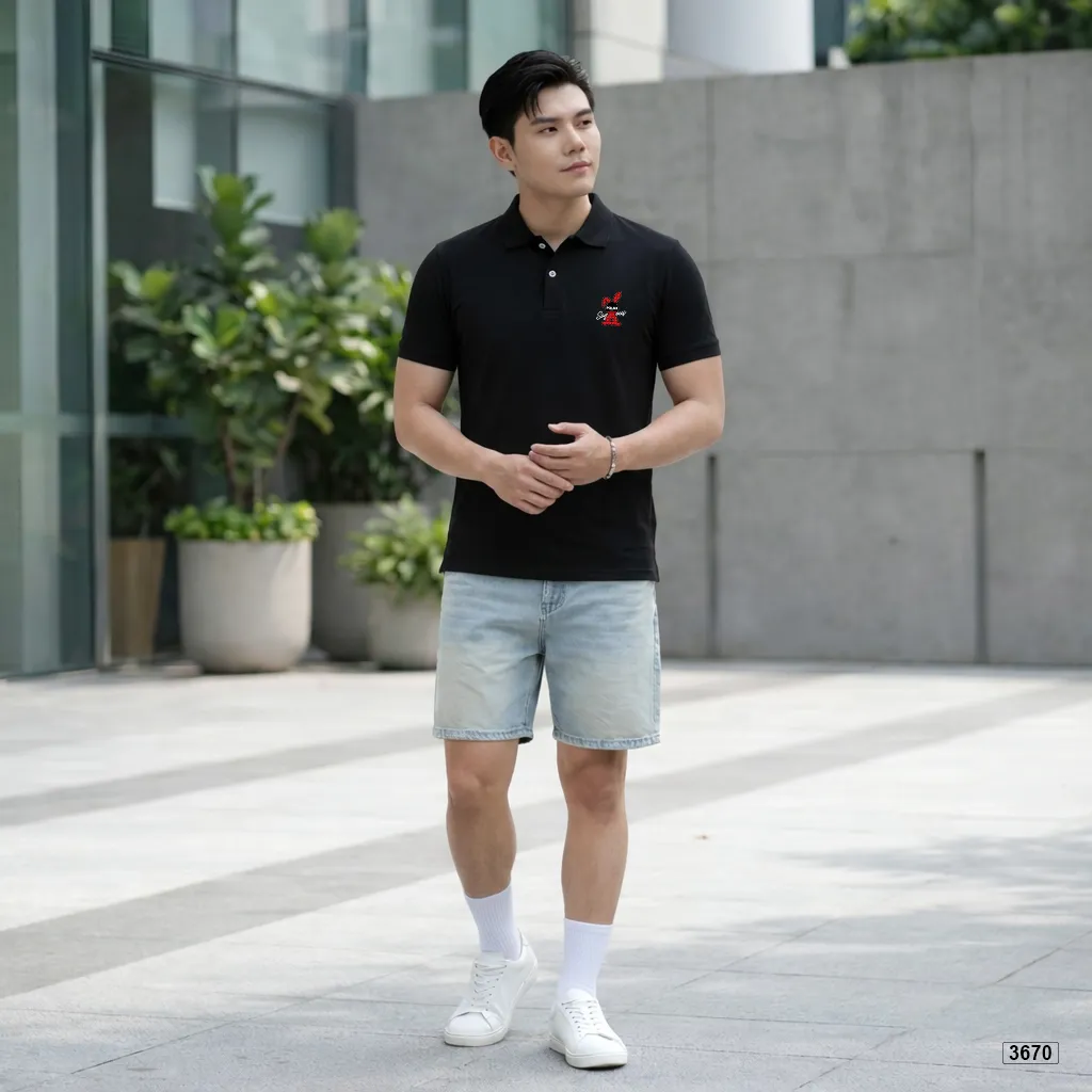 Áo polo nam chất cá sấu dày dặn đứng form Polux 3670_thumbnail_6