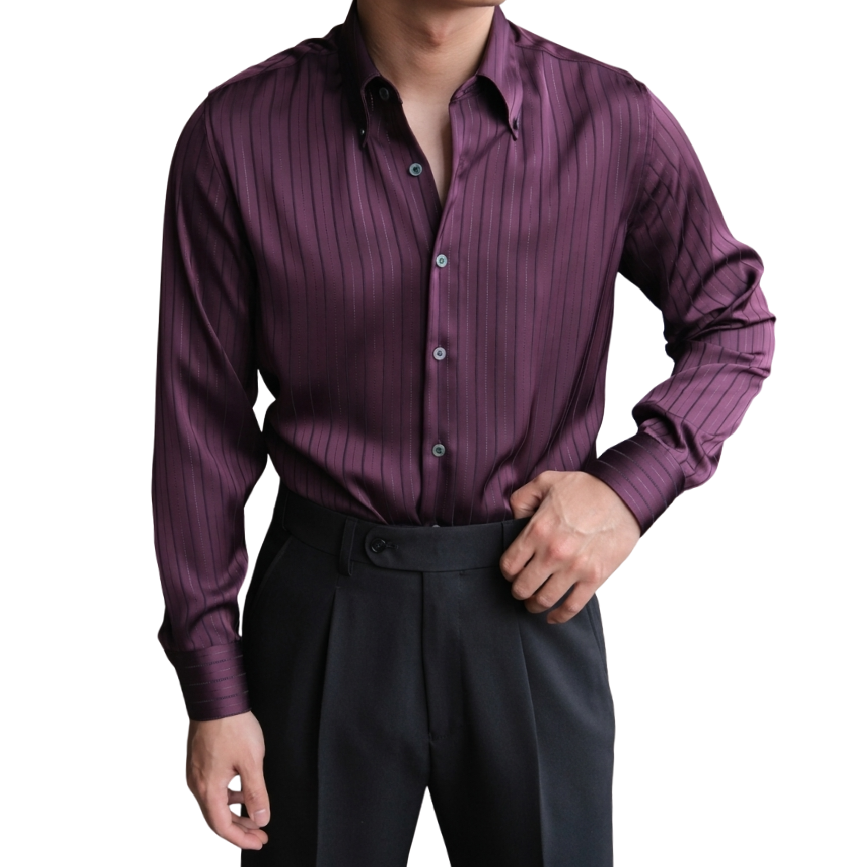 Sơ Mi Lugano Sọc Lụa