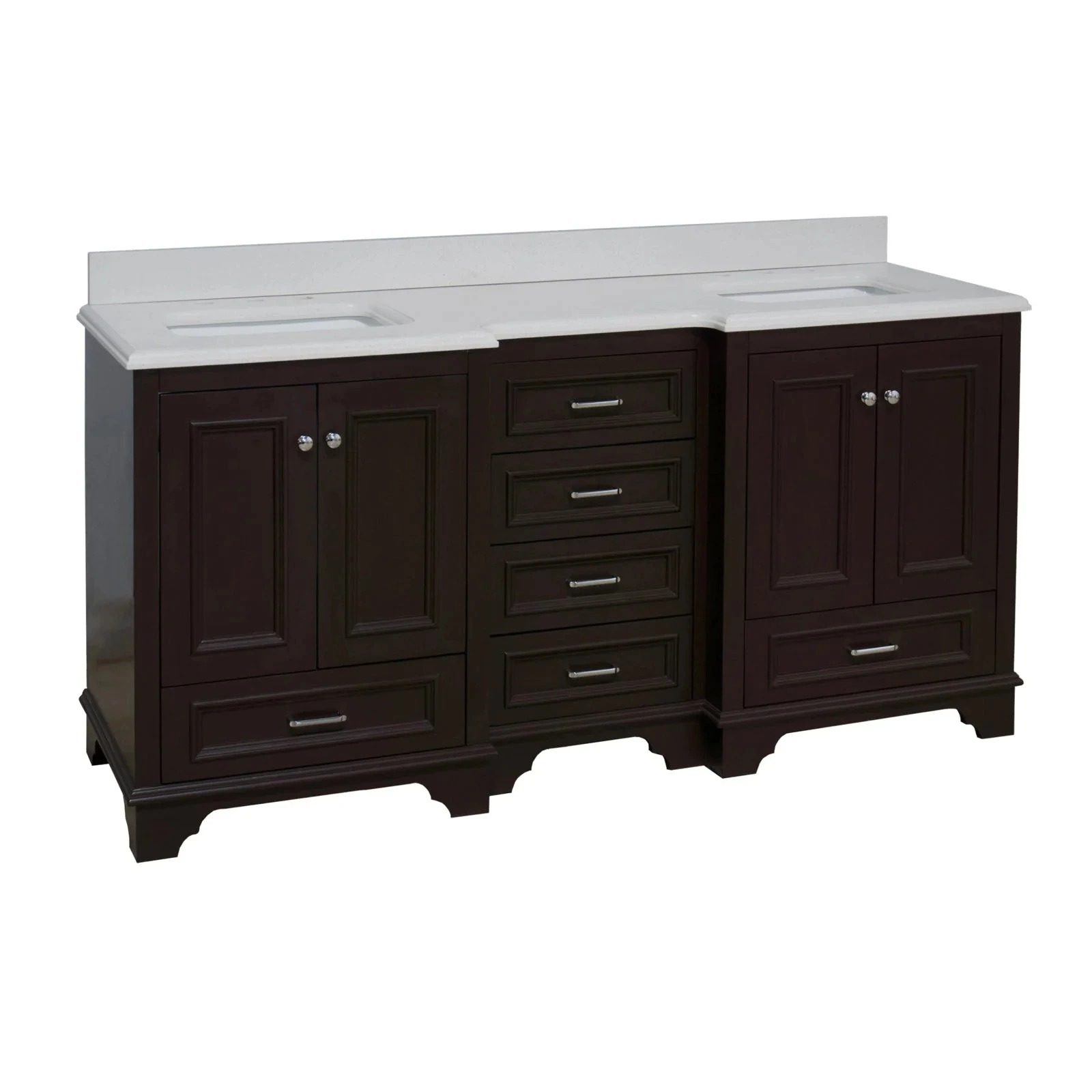 Tủ Lavabo Nantucket Chocolate 72inch_thumbnail_2