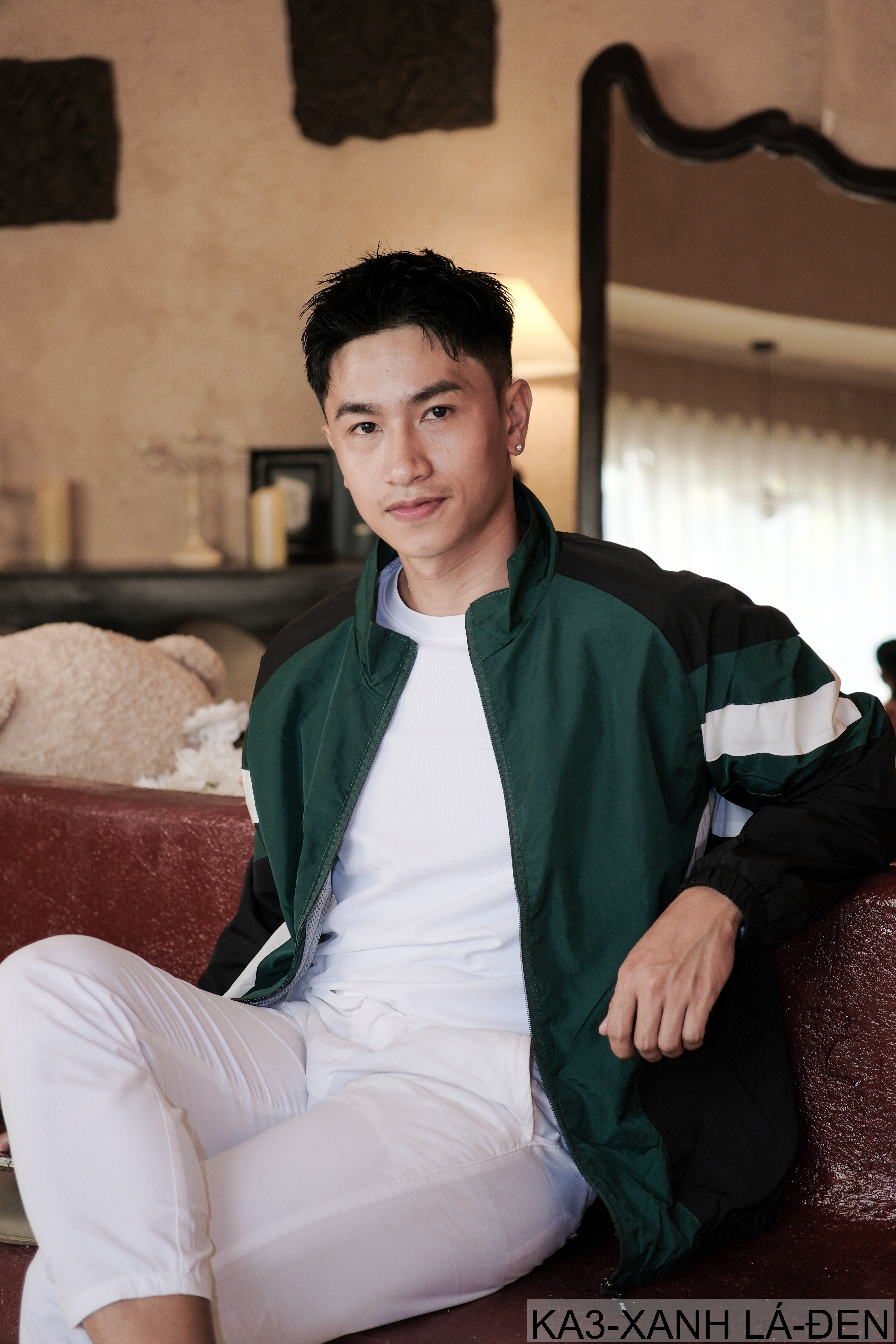 KA3 - Áo khoác nam dáng rộng phối màu cổ đứng phong cách thể thao thoáng khí mùa xuân thu_thumbnail_2