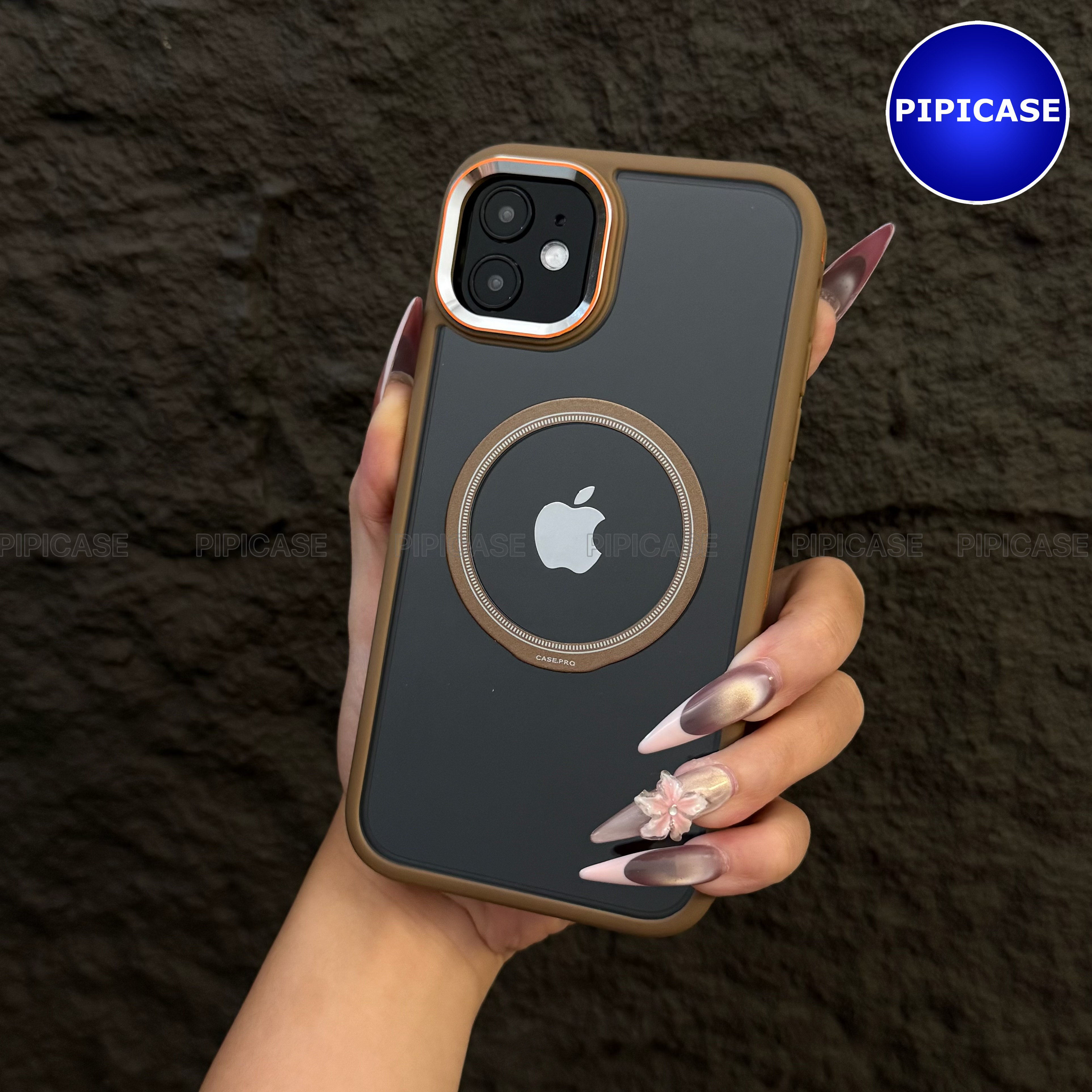 Ốp Lưng iPhone 12 - Wigu - Nâu_thumbnail_16