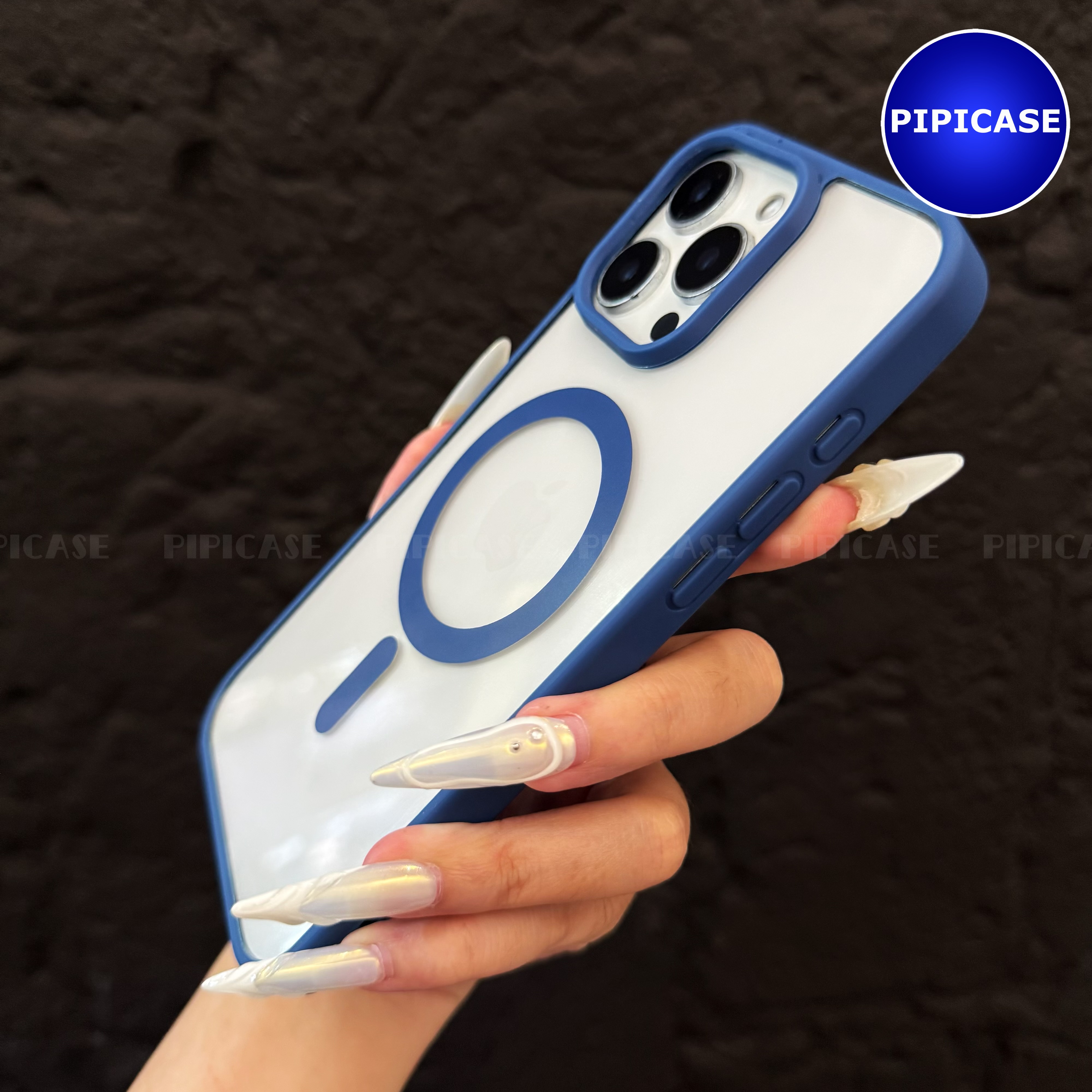 Ốp Lưng iPhone 16 Pro Max - Chic - Xanh Dương_thumbnail_4