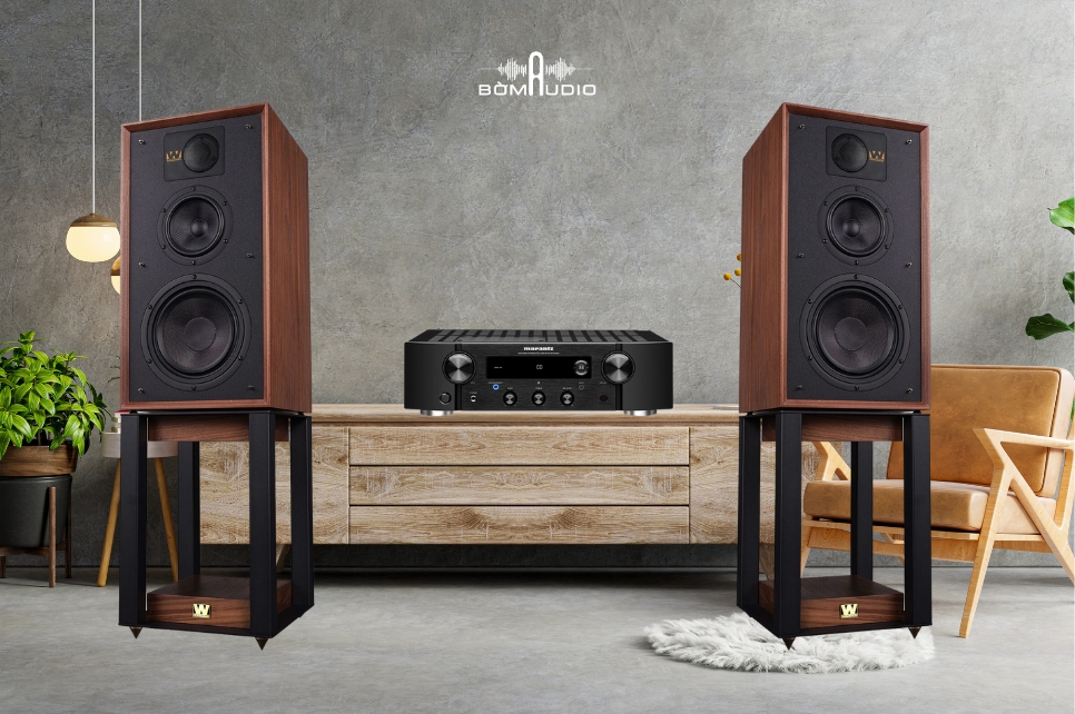 Combo Amply MARANTZ PM7000N + Loa WHARFEDALE LINTON 85 - B117
