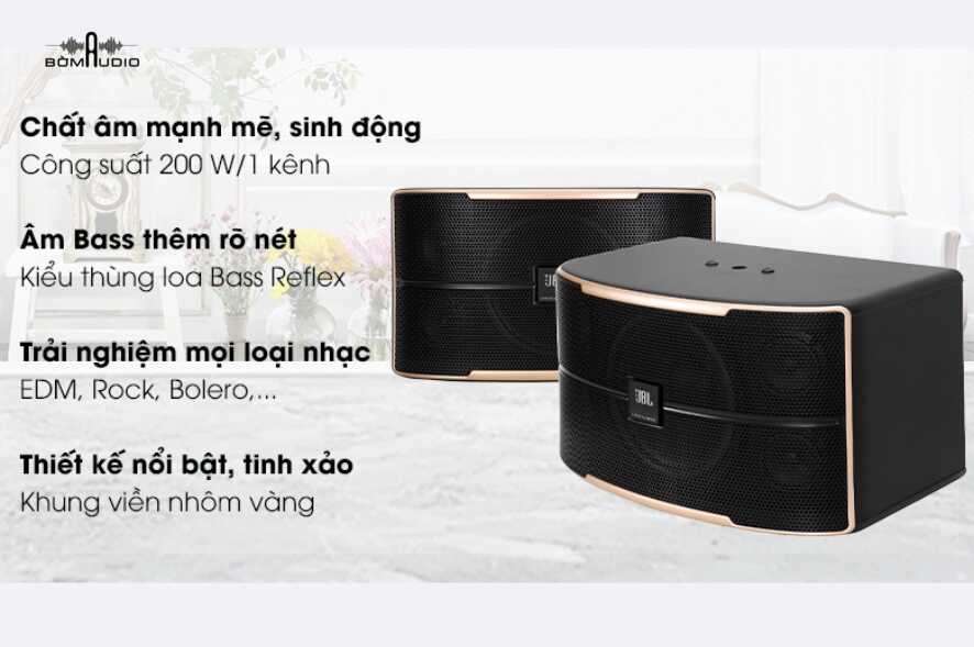 Loa Karaoke JBL Pasion 10 có thể hoạt động trong dải tần rộng từ 48Hz đến 18kHz