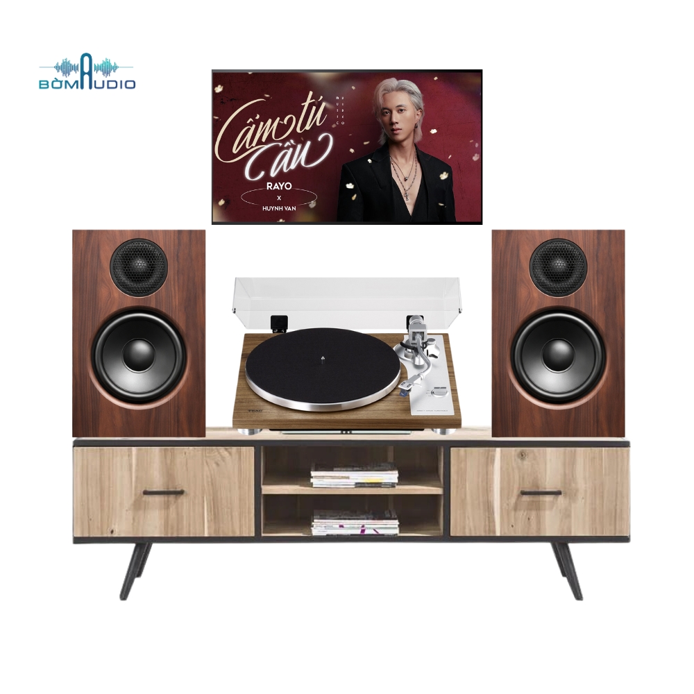 Combo Mâm Than TEAC TN-4D-SE + Loa Bookshelf KEF AUDIO PRO A28 – TK2_thumbnail_1