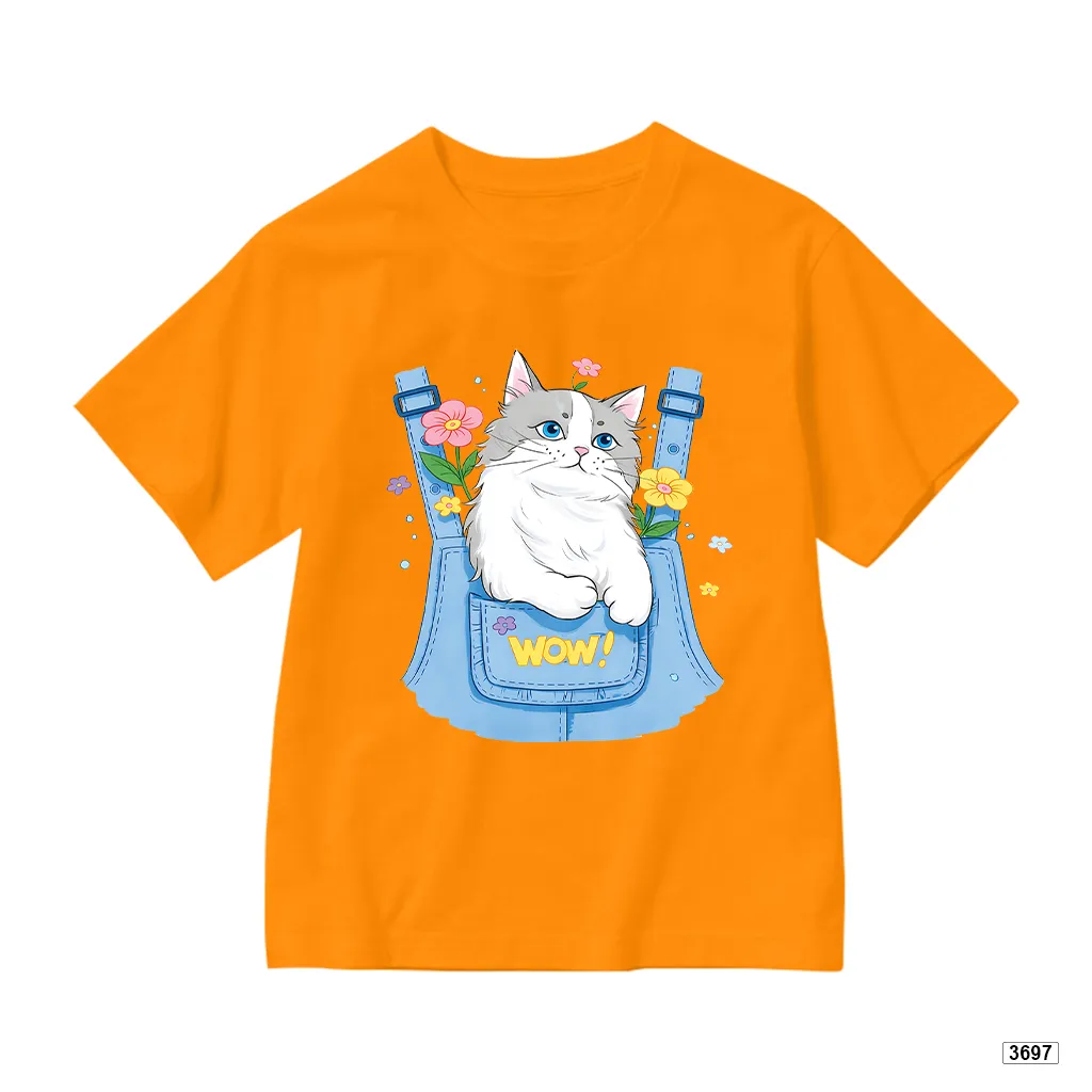 Áo thun bé gái chất mềm mại thoáng mát Mèo con đáng yêu Kado 3697_thumbnail_13