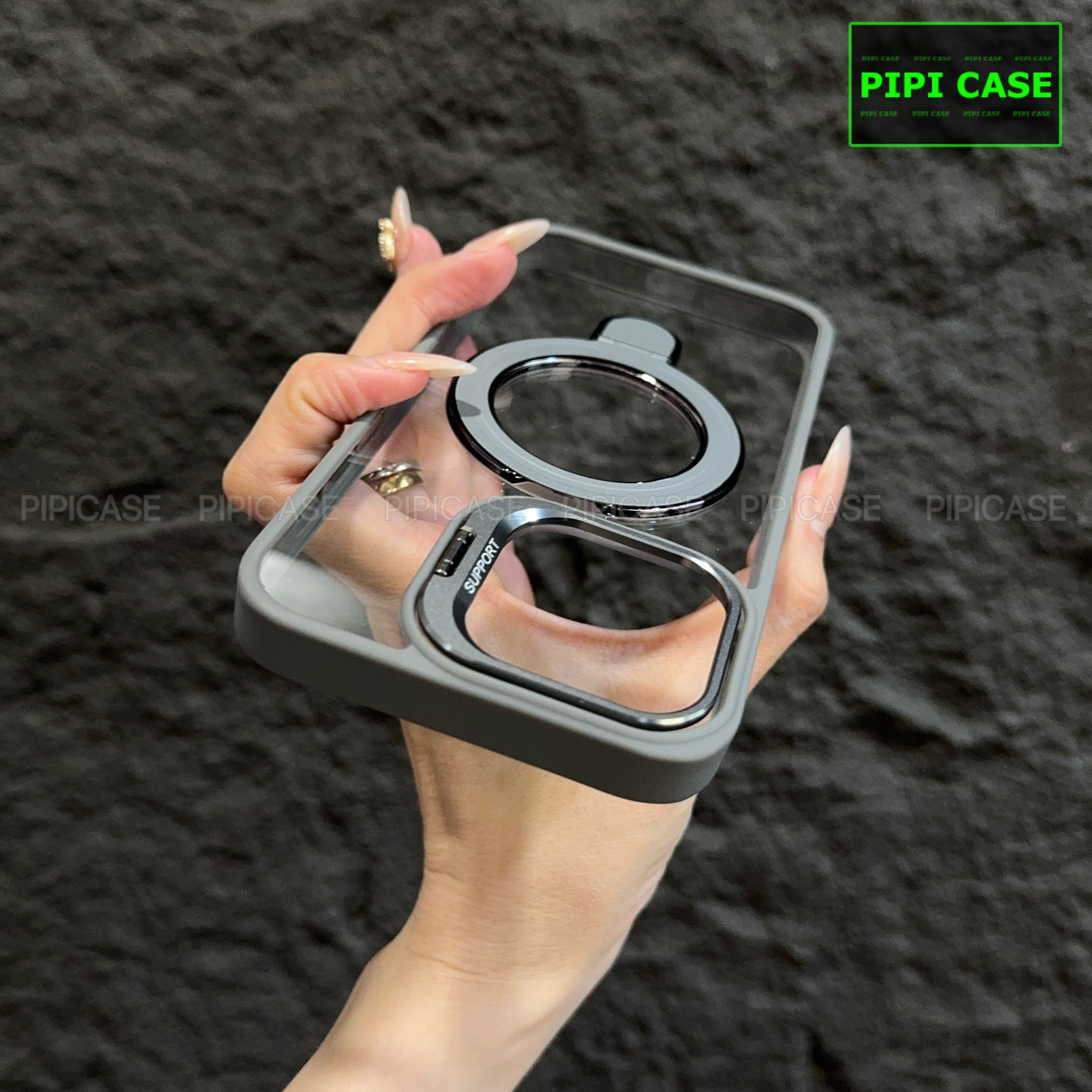 Ốp Lưng iPhone 12 Pro Max - Super Gone - Xám_thumbnail_14