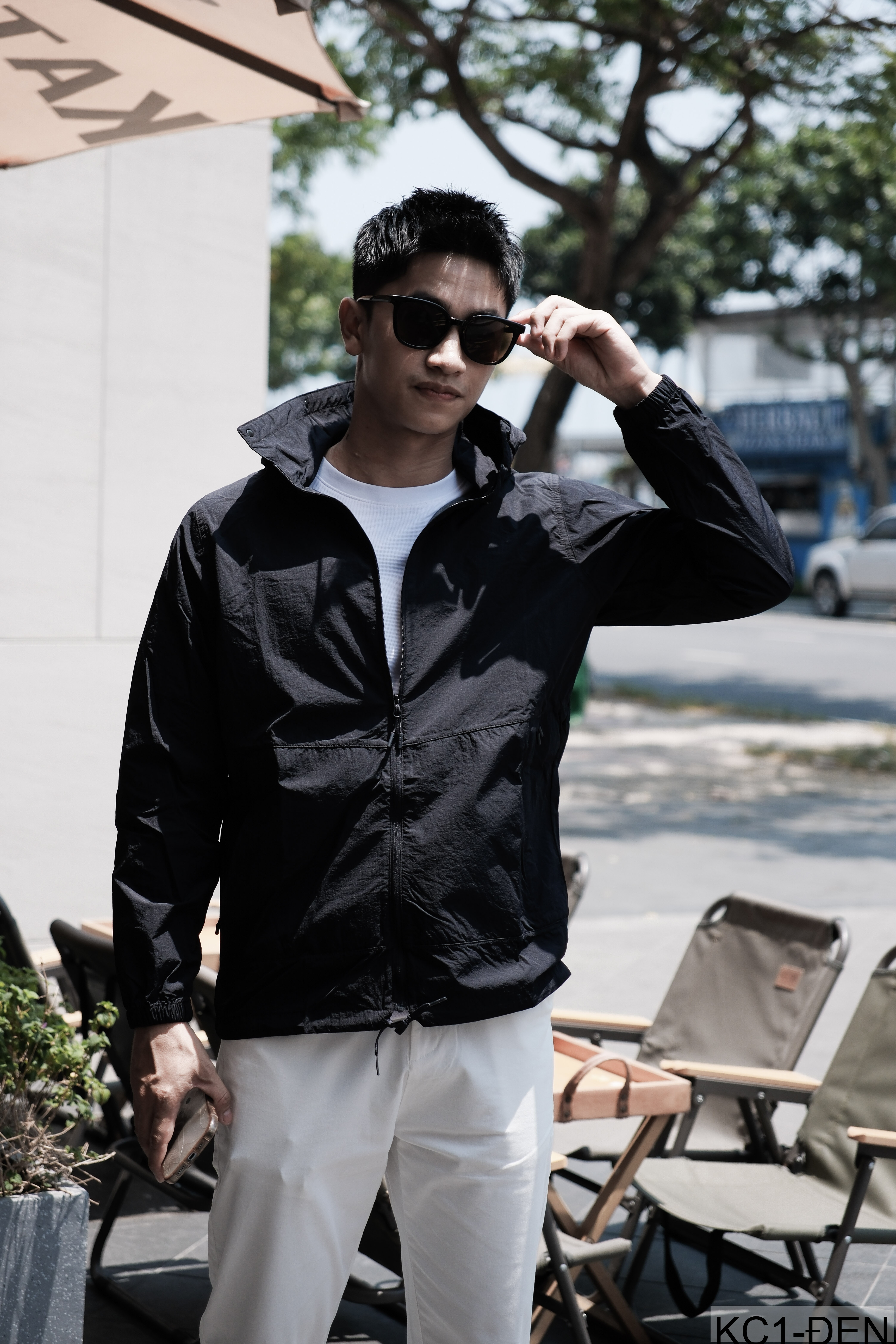 KC1 - Áo khoác chống nắng nam nữ UPF50+ siêu mỏng, thoáng khí, dáng rộng, có mũ trùm đầu_thumbnail_43