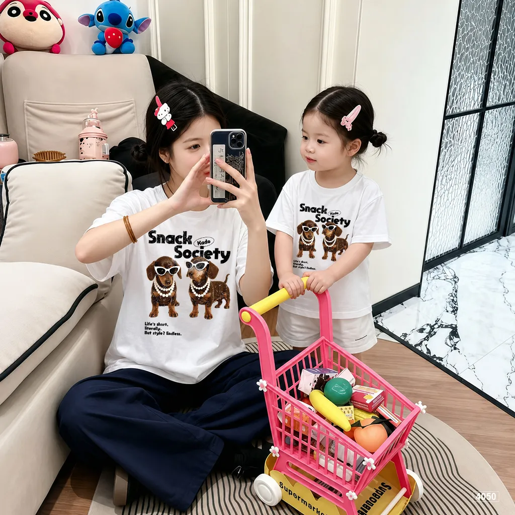 Áo thun gia đình hoạt hình cún cực cool Kado 4050_thumbnail_3