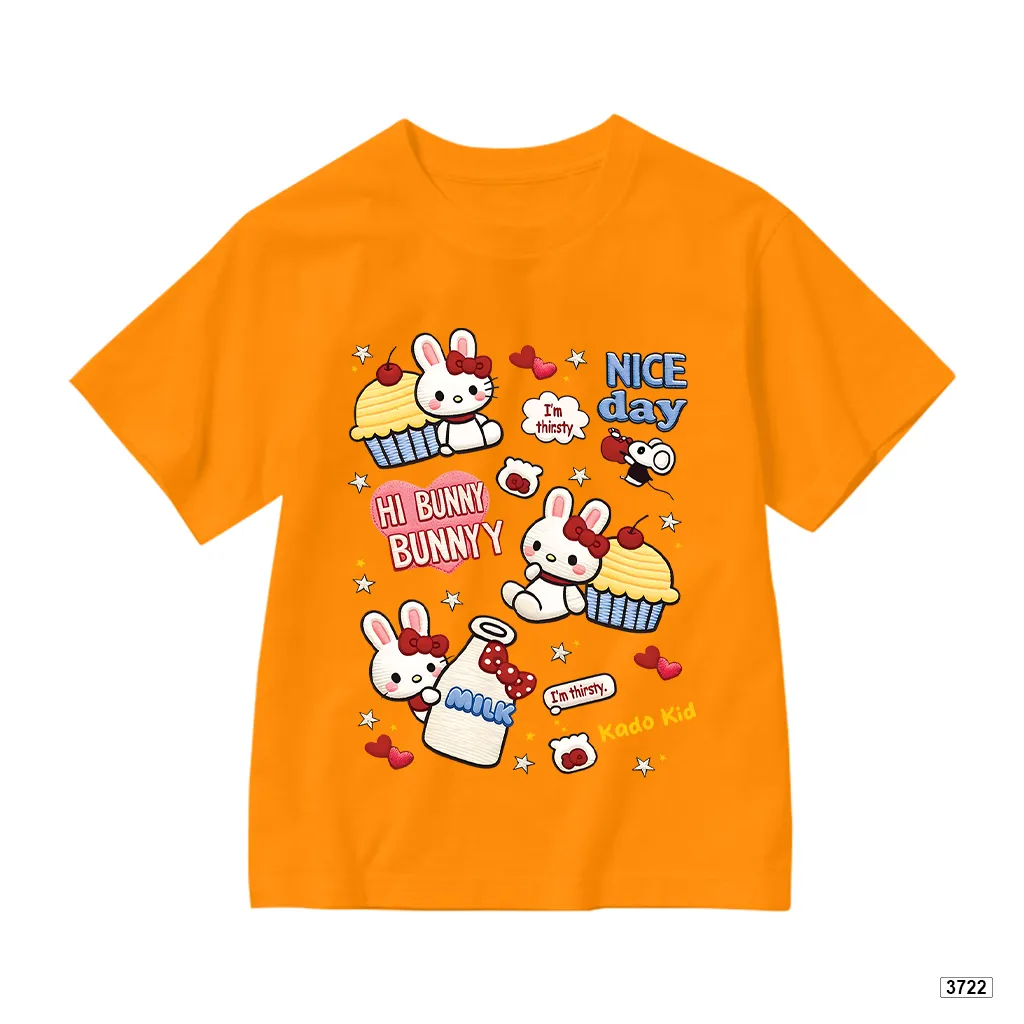 Áo thun bé gái chất thoáng mát Bunny đáng yêu Kado 3722_thumbnail_13