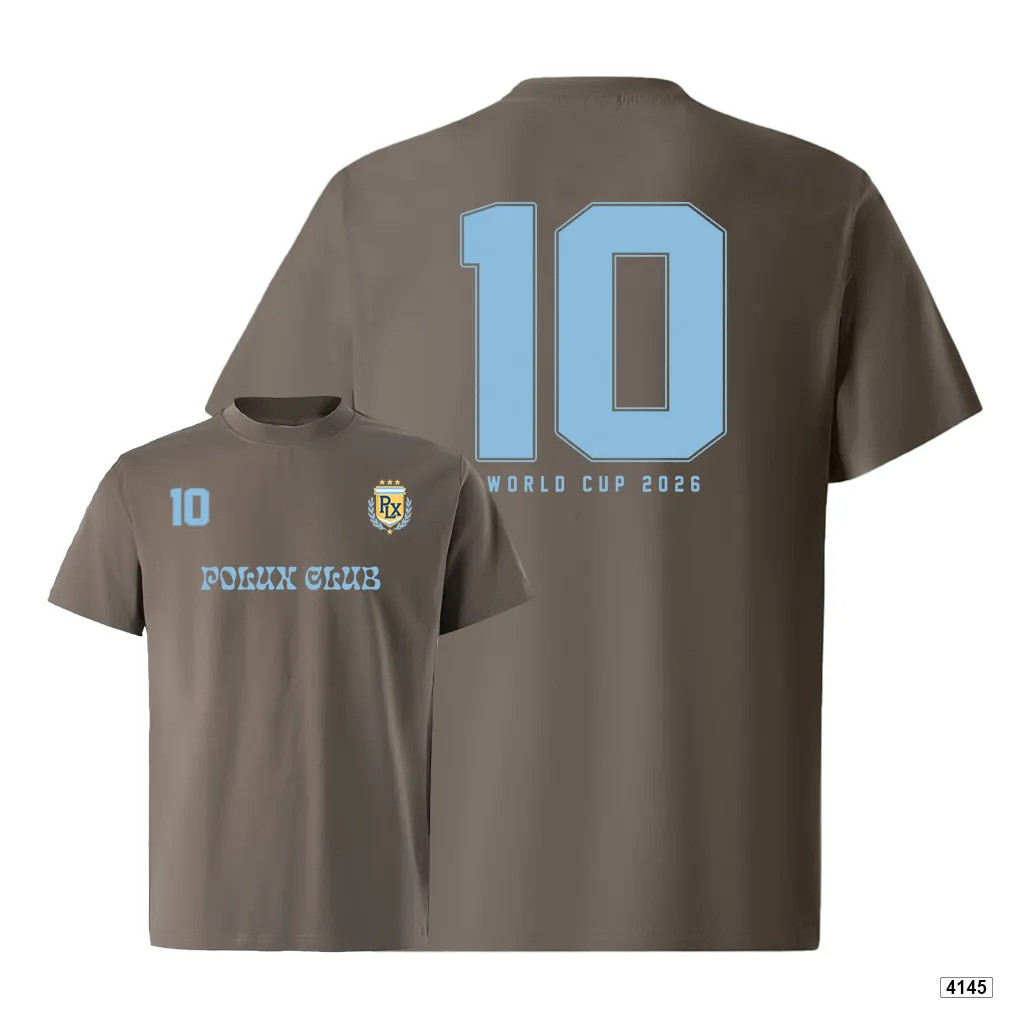 Áo thun nam form rộng phong cách varsity số 10 cổ điển Polux Club 4145_thumbnail_16