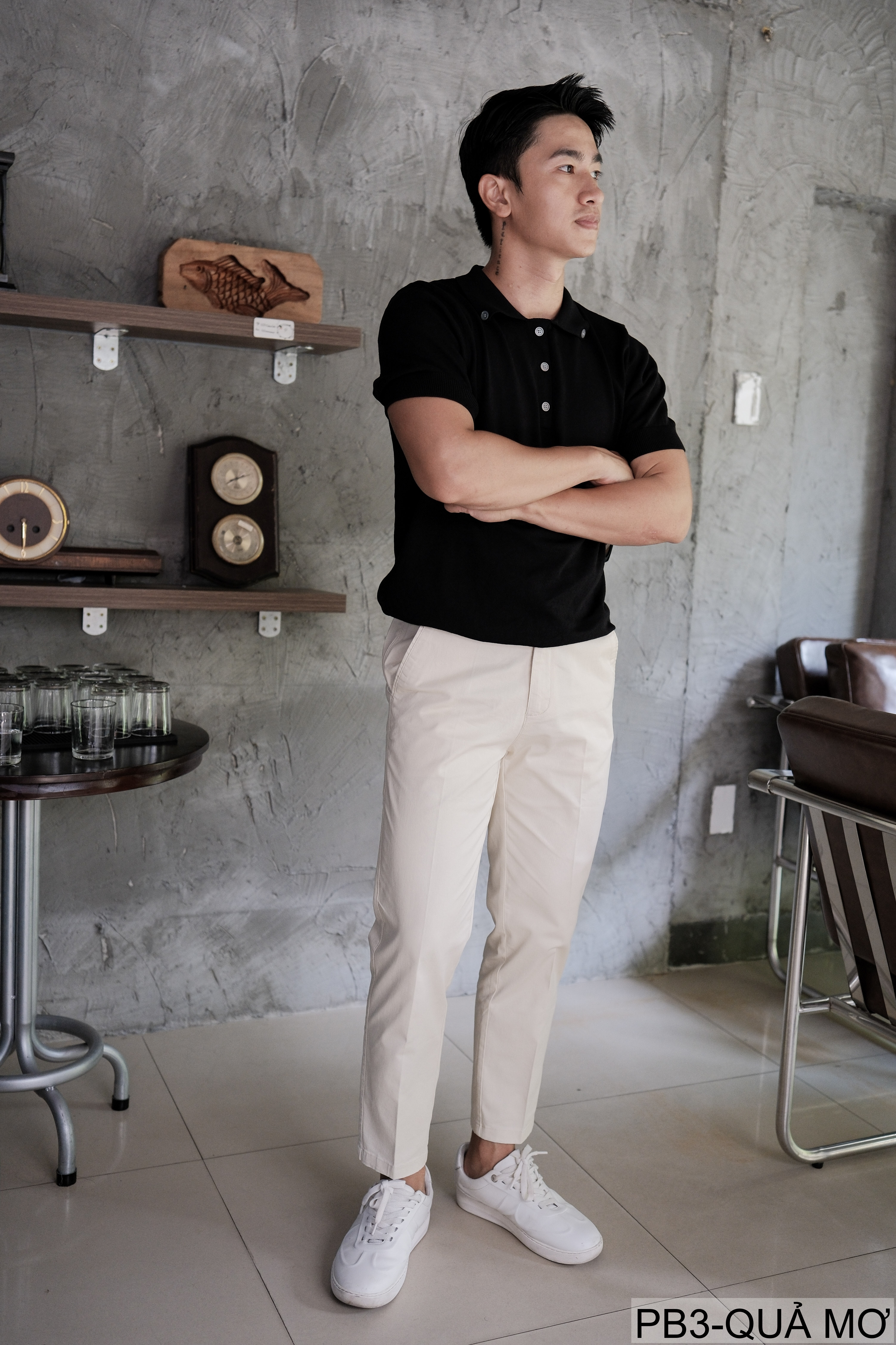 PB3 - Quần ống đứng nam màu trơn, chất cotton co giãn nhẹ, dáng regular fit, phong cách streetwear_thumbnail_15