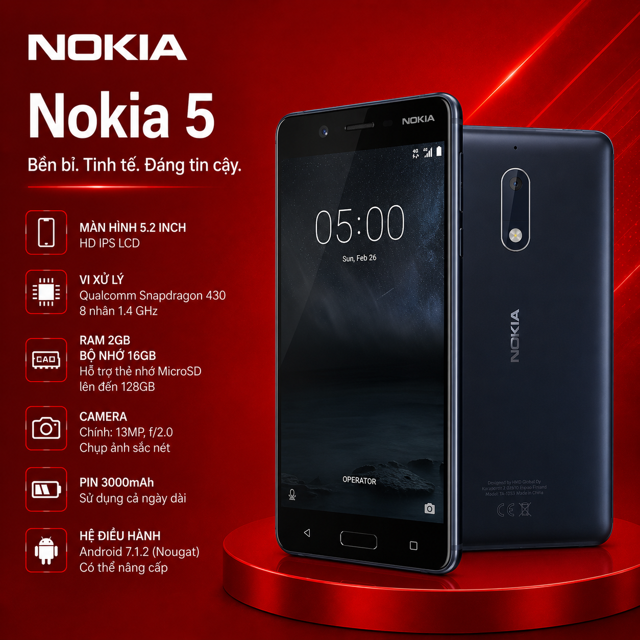 Điện Thoại Nokia 5 – Hàng Chính Hãng_thumbnail_5
